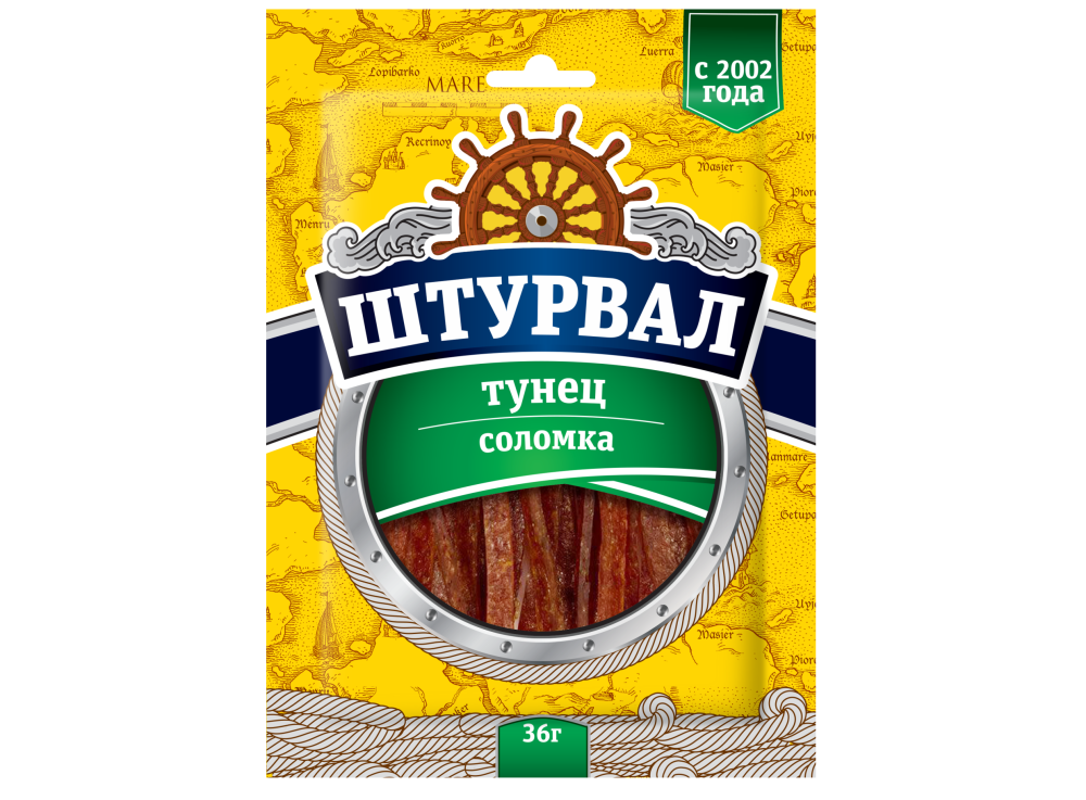 Тунец соломка 36г