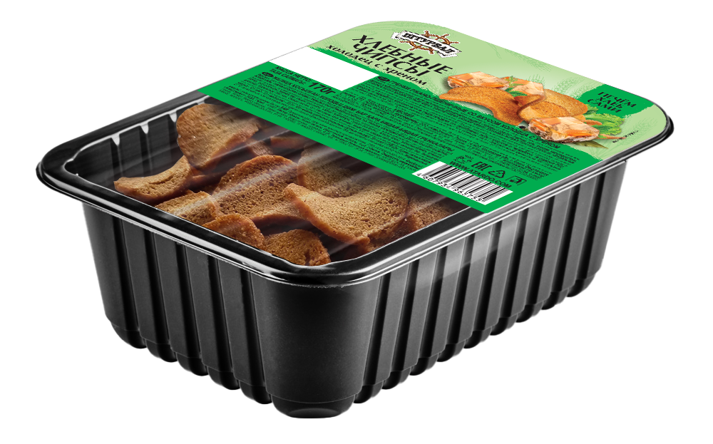 Хлебные чипсы с холодцом и хреном 170г