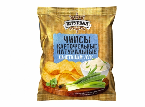 Чипсы со вкусом сметана и лук 150г