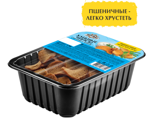 Хлебные чипсы со вкусом сметаны и лука 170г