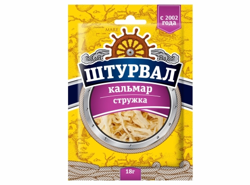 Кальмар стружка 18г