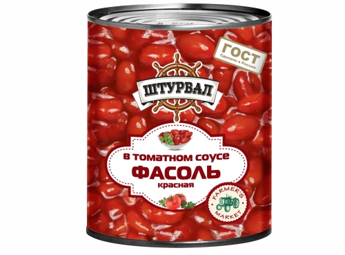 Фасоль красная в томатном соусе 400г