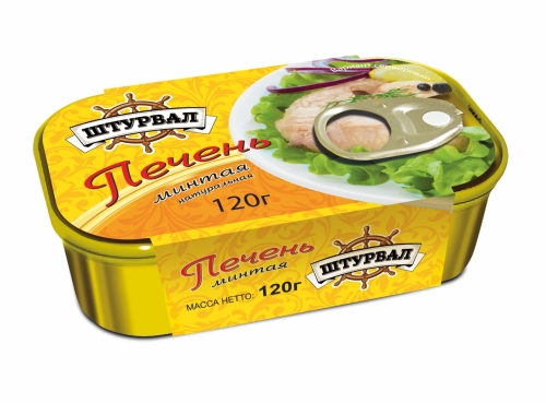 Печень минтая club 120г Печень минтая club 120г