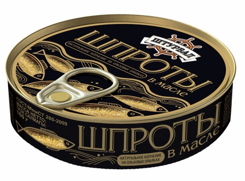 Шпроты в масле 160г