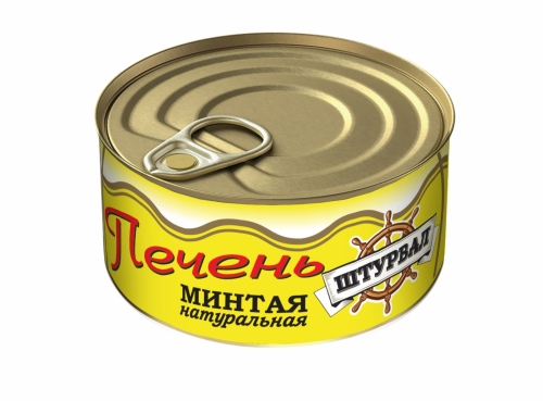 Печень минтая натуральная 120г