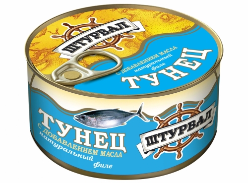 Тунец бланшированный в масле 185г