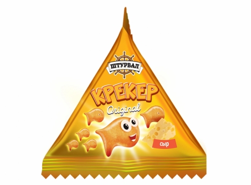 Крекер в форме рыбок со вкусом сыра 20/22г