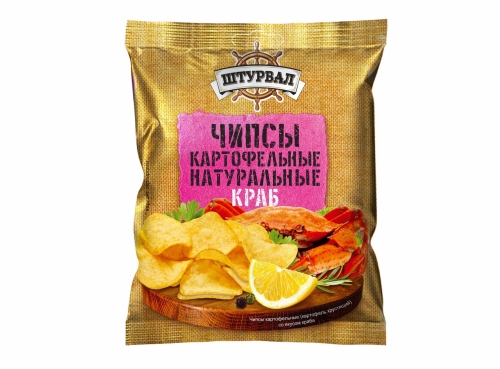 Чипсы со вкусом краба 70г Чипсы со вкусом краба 70г